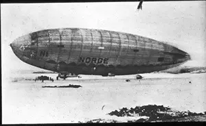 Norge Prints: Umberto Nobiles Norge landing at Teller Alaska