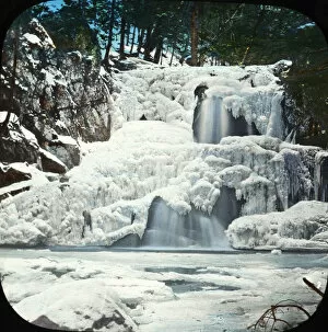 Images Dated 7th February 2017: Unattributed frozen waterfall - NY State, USA