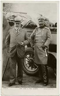 Images Dated 14th July 2016: Uncle and Nephew - King Edward VII and Kaiser Wilhelm II