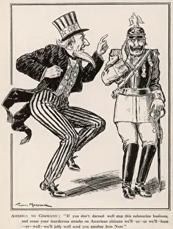 Policy Prints: Uncle Sam and the Kaiser 1915