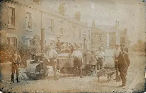 Uncommon Council Steam Roller at Roadworks