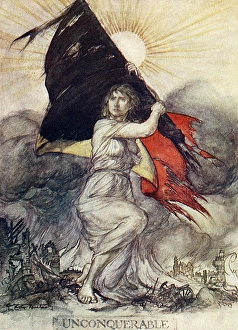 Patriot Collection: Unconquerable by Arthur Rackham - Defiant Belgium
