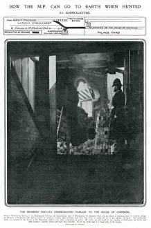 Wspu Gallery: Underground passage to the House of Commons 1908