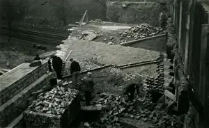 Underground Railway Construction, Leytonstone, London