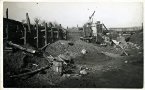 Underground Railway Construction, Leytonstone, London
