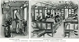 Underground railway electrification, London 1904