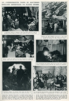 Underground town in England impervious to flying bombs Underground town in England impervious to flying bombs