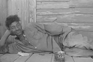 Unemployed trapper, Plaquemines Parish, Louisiana