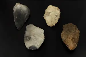 Lithic Prints: Unfinished hand axes. Neolithic