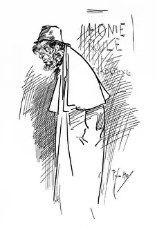 An unflattering Irish type who wanted Home Rule