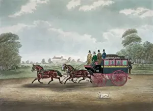 Coach Prints: The Unicorn Norwich coach
