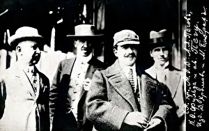 Unidentifed group of four smartly-dressed Russian gentlemen