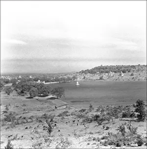 Unidentified area with river, India