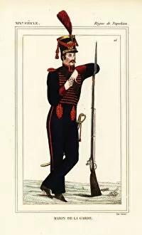 Epaulettes Gallery: Uniform of a Marine of the Guard, Marin de