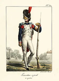 Gaiters Prints: Uniform of Napoleon's elite infantry, the Grenadiers