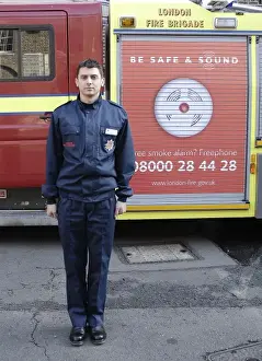 London Fire Brigade Prints: Uniform for School Team. Southwark Training Centre