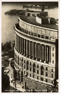Images Dated 24th March 2017: Unilever House - view from St. Pauls Dome, London