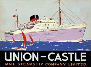 Ship Posters Collection: Union-Castle