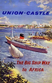 Ship Posters Collection: Union-Castle Line