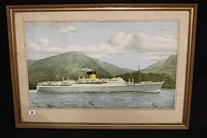 Images Dated 5th March 2018: Union Castle Line, RMS Pretoria Castle ocean liner