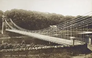 The Union Chain Bridge, Horncliffe - Scottish Border