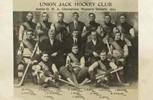 Images Dated 15th May 2012: The Union Jack Hockey Club. Canada