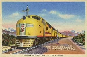 Images Dated 11th July 2017: Union Pacific Streamliner train, City of Los Angeles