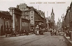 Union Street and Facade, Aberdeen, Scotland