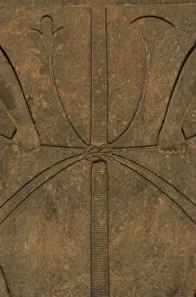Xixth Prints: Union between Upper Egypt (reeds) and Lower Egypt (Papyrus)