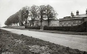 Caxton Prints: Union Workhouse and polices station at Caxton, Cambridgeshir
