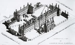 Greenwich Prints: Union Workhouse, Vanbrugh Hill, Greenwich, London
