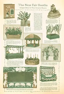 Unique ideas for Autumn Fair Booths, 1914 Date: 1914