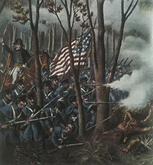 Servicemen Prints: United States (1811). Battle of Tippecanoe