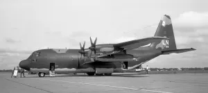 C 130e Lm Prints: United States Air Force - Lockheed C-130E Hercules 63-9814