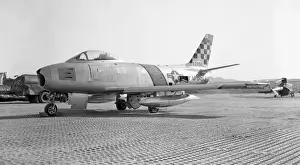 Korea Prints: United States Air Force - North American F-86F-1-NA Sabre