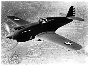 Curtiss Prints: United States Army Air Corps - USaC - Curtiss P-40