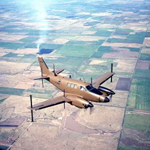 Converted Prints: United States Army Beechcraft RU-21D Laffing Eagle 67-18105