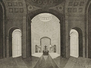 Neoclassical Collection: United States. Baltimore Catholic Cathedral. Interior