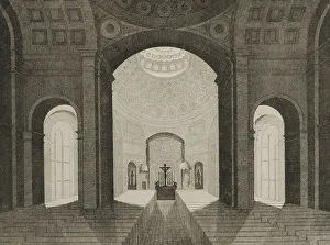 Neoclassical Collection: United States. Baltimore Catholic Cathedral. Interior