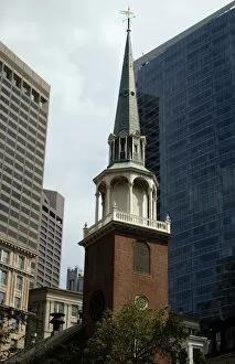 Images Dated 7th June 2008: United States. Boston. Old South Meeting House. Bell tower