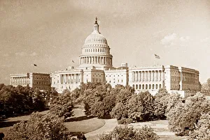 United States Capitol USA early 1900s