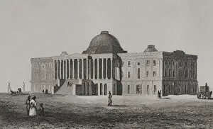 Restored Prints: United States Capitol, Washington D.C. USA
