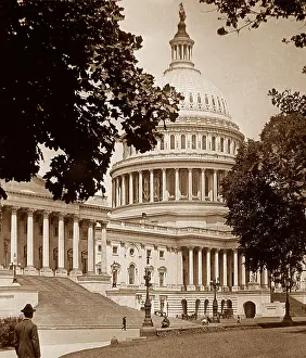 United States Capitol Washington DC USA early 1900s