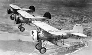 Advanced Gallery: United States Navy Boeing F4B-1 fighters A8145, A8137 + one