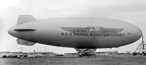 Images Dated 26th February 2021: United States Navy - Goodyear ZSG-3 airship K-120