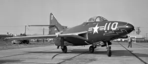 Grumman Prints: United States Navy - Grumman F9F-6 Cougar 128094