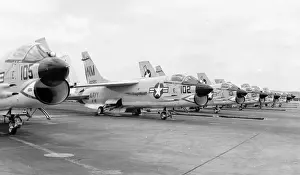 Vought Prints: United States Navy - Vought F-8J 150915