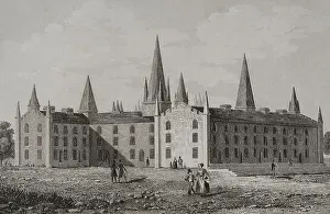 Rochelles Prints: United States, Ohio, Gambier. Kenyon College - Traversier