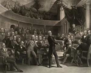 1850 Prints: The United States Senate, A. D. 1850