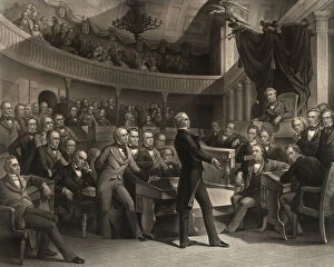 Senate Gallery: The United States Senate, A.D. 1850